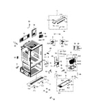 Samsung RF260BEAEBC/AA-01 bottom-mount refrigerator parts | Sears ...