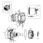 Samsung WF316LAW/XAA-00 washer parts | Sears PartsDirect