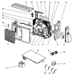 Mitsubishi MUZ-FE12NA central air conditioner parts | Sears PartsDirect