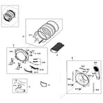 Samsung DV328AEW/XAA-01 dryer parts | Sears PartsDirect