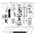 Kenmore 40783106310 heating & cooling combined unit parts | Sears