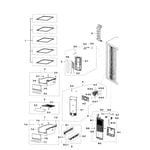 Samsung RSG307AARS/XAA-02 side-by-side refrigerator parts | Sears
