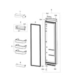 Samsung RSG307AARS/XAA-02 side-by-side refrigerator parts | Sears