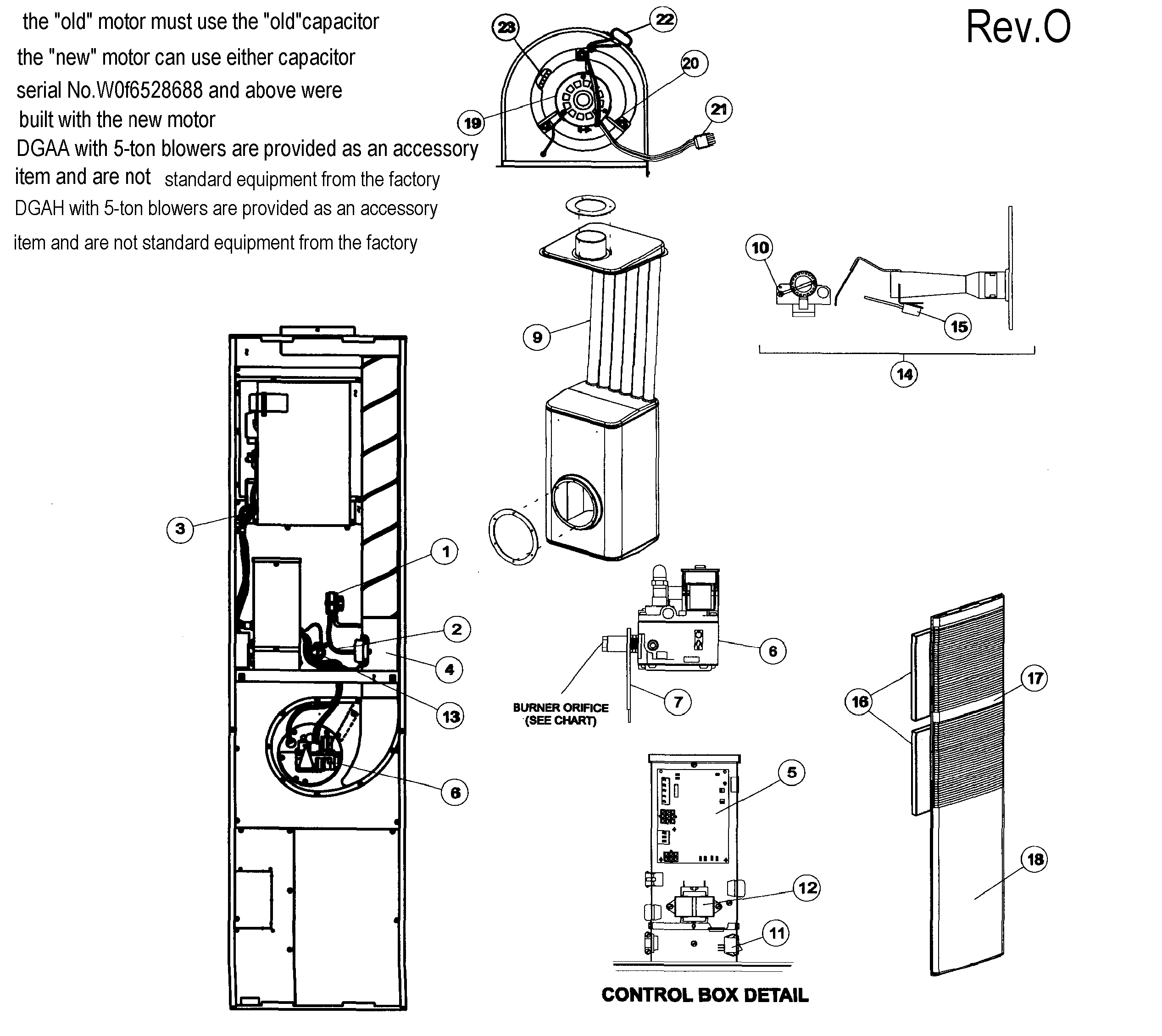 Coleman Furnace Parts