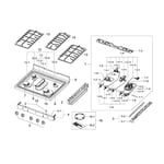 Samsung NX58F5700WS/AA-00 gas range parts | Sears PartsDirect