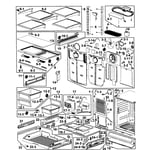 Samsung RF263AERS/XAA-01 bottom-mount refrigerator parts | Sears ...