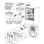 Samsung RB195ACWP/XAA-00 bottom-mount refrigerator parts | Sears ...