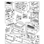 Samsung RF266AEPN/XAA-00 bottom-mount refrigerator parts | Sears