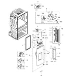 Samsung RF28HMEDBSR/AA-00 bottom-mount refrigerator parts | Sears