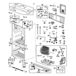 Samsung RF267AEPN/XAA-00 bottom-mount refrigerator parts | Sears