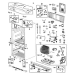 Samsung RF267AERS/XAA-00 bottom-mount refrigerator parts | Sears