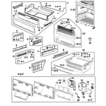 Samsung Rf267aers Xaa-01 Bottom-mount Refrigerator Parts 