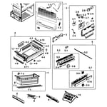 Samsung RF23HCEDBBC/AA-00 bottom-mount refrigerator parts | Sears ...