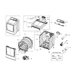Samsung DV56H9000GP/A2-00 dryer parts | Sears PartsDirect