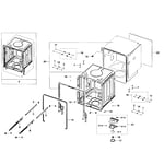 Samsung DW80H9930US/AA-00 dishwasher parts | Sears PartsDirect