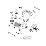 Samsung ME18H704SFS/AA-00 microwave/hood combo parts | Sears PartsDirect