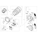 Samsung DV42H5200EF/A3-00 dryer parts | Sears PartsDirect