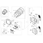Samsung DV42H5000EW/A3-00 dryer parts | Sears PartsDirect