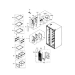 Samsung RS25H5111WW/AA-00 side-by-side refrigerator parts | Sears
