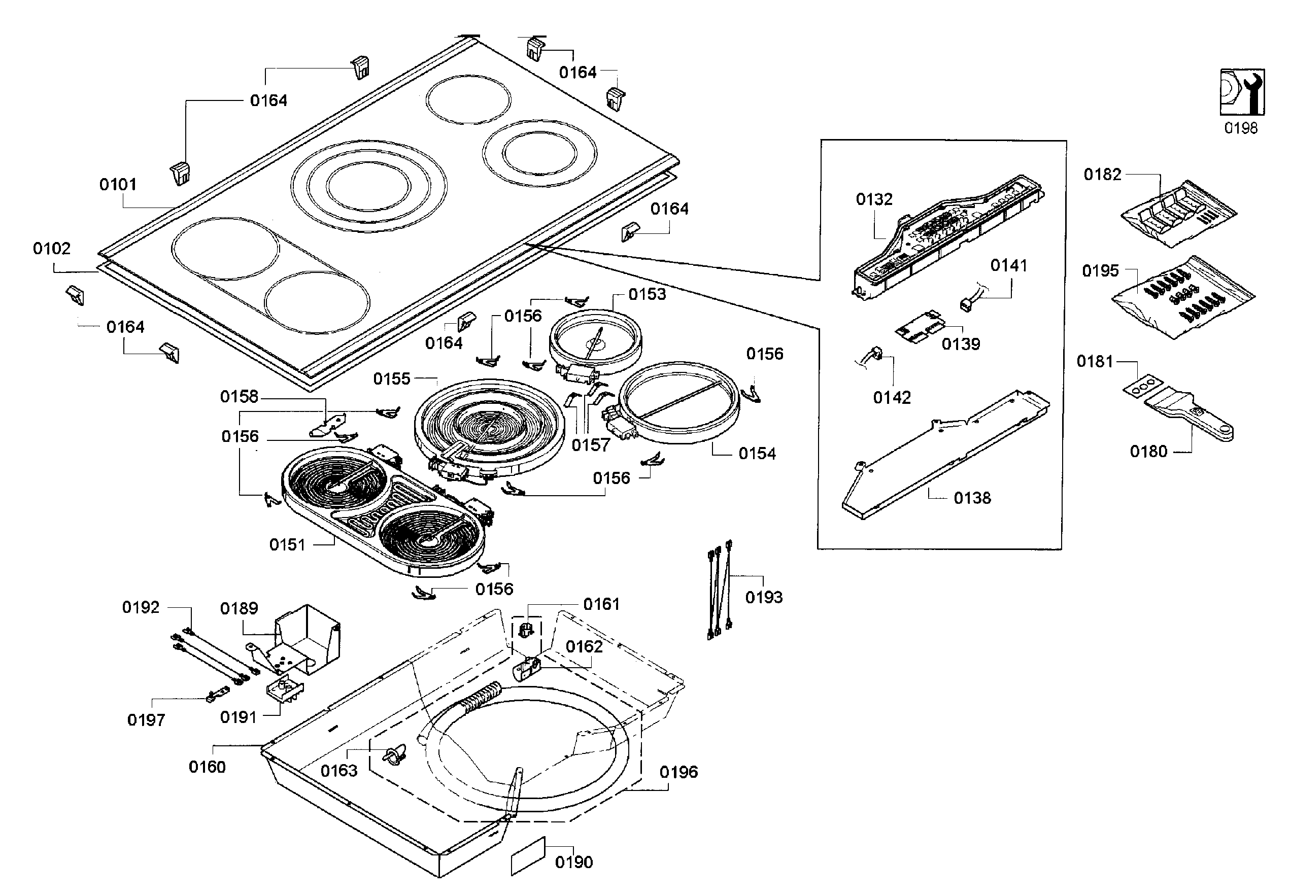 Looking For Bosch Model Netp666suc 01 Electric Cooktop Repair