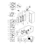 Samsung RS22HDHPNWW/AA-00 side-by-side refrigerator parts | Sears