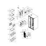 Samsung RS25H5121SR/AA-00 side-by-side refrigerator parts | Sears