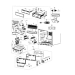 Samsung RF18HFENBSP/AA-00 bottom-mount refrigerator parts | Sears