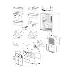 Samsung RF18HFENBWW/AA-00 bottom-mount refrigerator parts | Sears