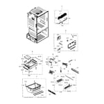 Samsung RF28HFEDTSR/AA-00 bottom-mount refrigerator parts | Sears ...