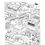 Samsung RF268ABRS/XAA-00 bottom-mount refrigerator parts | Sears ...