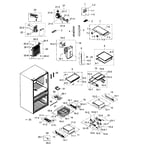 Samsung RF30HBEDBSR/AA-02 bottom-mount refrigerator parts | Sears ...