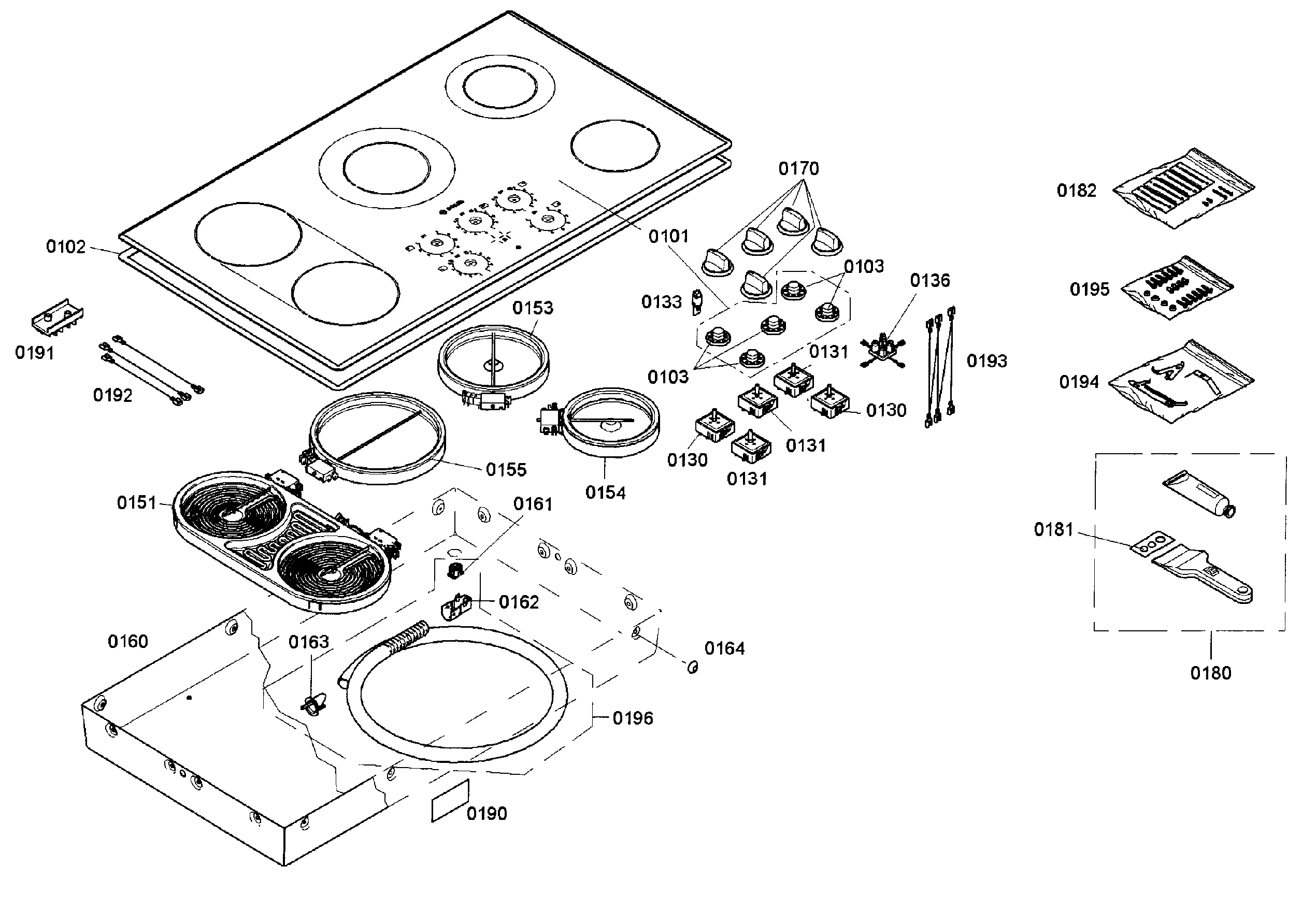 Looking For Bosch Model Nem9552uc 01 Electric Cooktop Repair