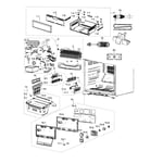 Samsung RF20HFENBSR/AA-00 bottom-mount refrigerator parts | Sears
