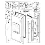 Samsung RF268ACRS/XAA-01 bottom-mount refrigerator parts | Sears