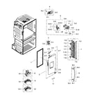 Samsung RF4289HARS/XAA-03 bottom-mount refrigerator parts | Sears