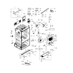 Samsung RF263TEAEWW/AA-00 bottom-mount refrigerator parts | Sears ...