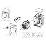 Samsung WF395BTPAWR/A2-00 washer parts | Sears PartsDirect