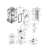 Samsung RF263TEAESR/AA-01 bottom-mount refrigerator parts | Sears