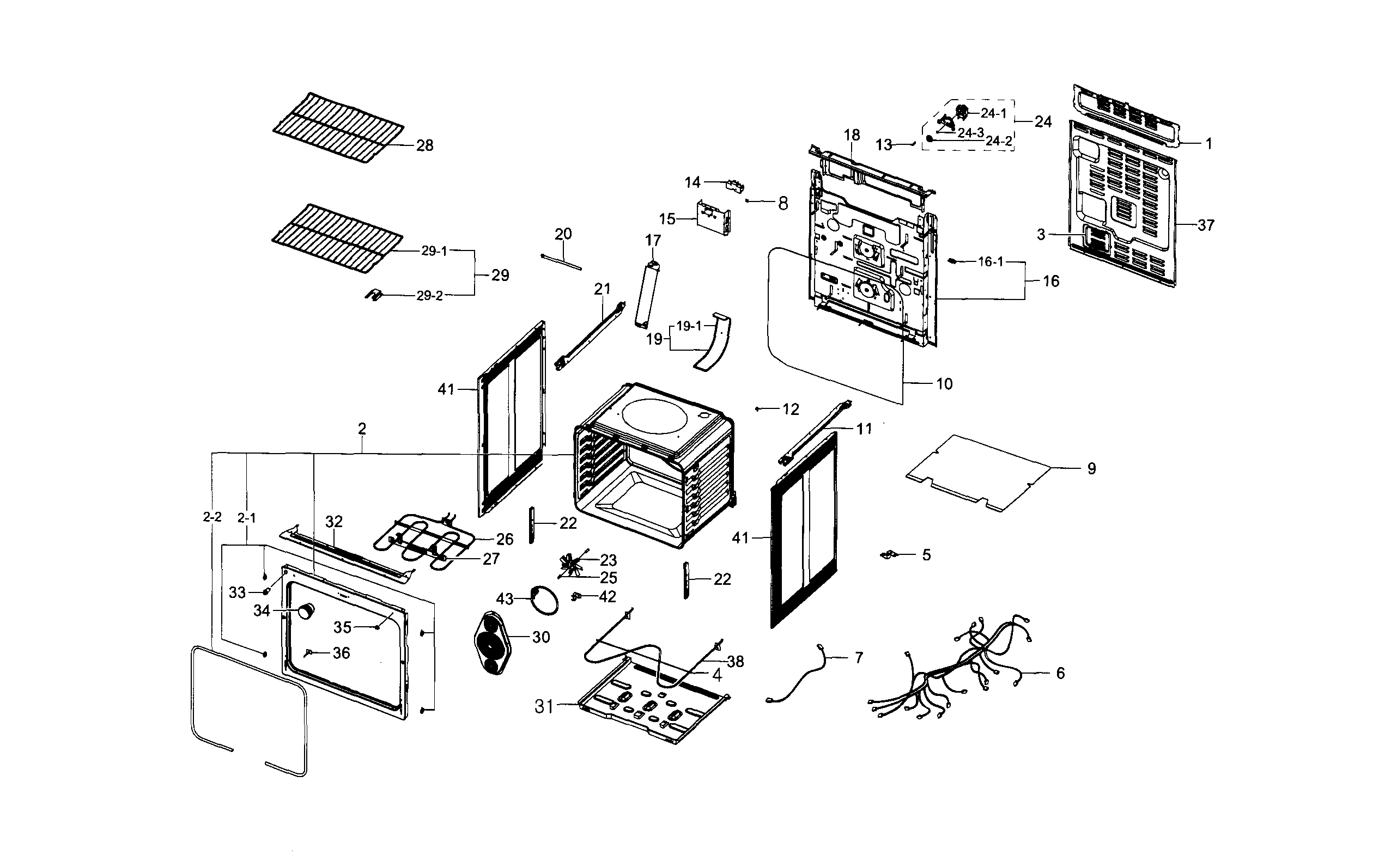 Samsung Electric Range Parts Diagram | Reviewmotors.co
