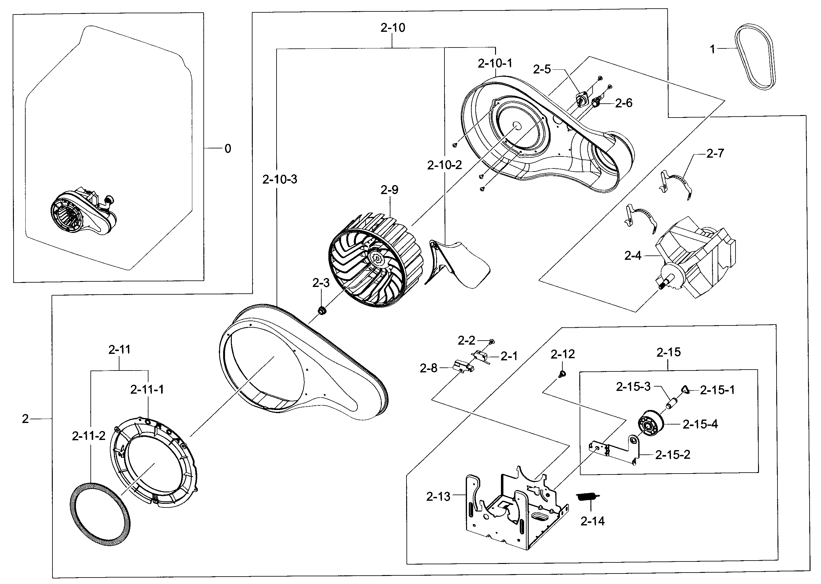 Samsung Dv40j3000ew A2 00 Dryer Parts Sears Partsdirect
