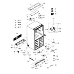 Samsung RF34H9960S4/AA-01 bottom-mount refrigerator parts | Sears ...