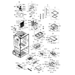 Samsung RF263BEAESR/AA-01 bottom-mount refrigerator parts | Sears