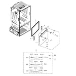 Samsung RF263TEAEBC/AA-01 bottom-mount refrigerator parts | Sears