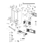 Samsung RS25J500DWW/AA-00 side-by-side refrigerator parts | Sears