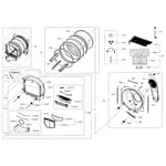 Samsung DV52J8700GW/A2-00 dryer parts | Sears PartsDirect