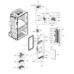 Samsung RF4287HABP/XAA-03 bottom-mount refrigerator parts | Sears