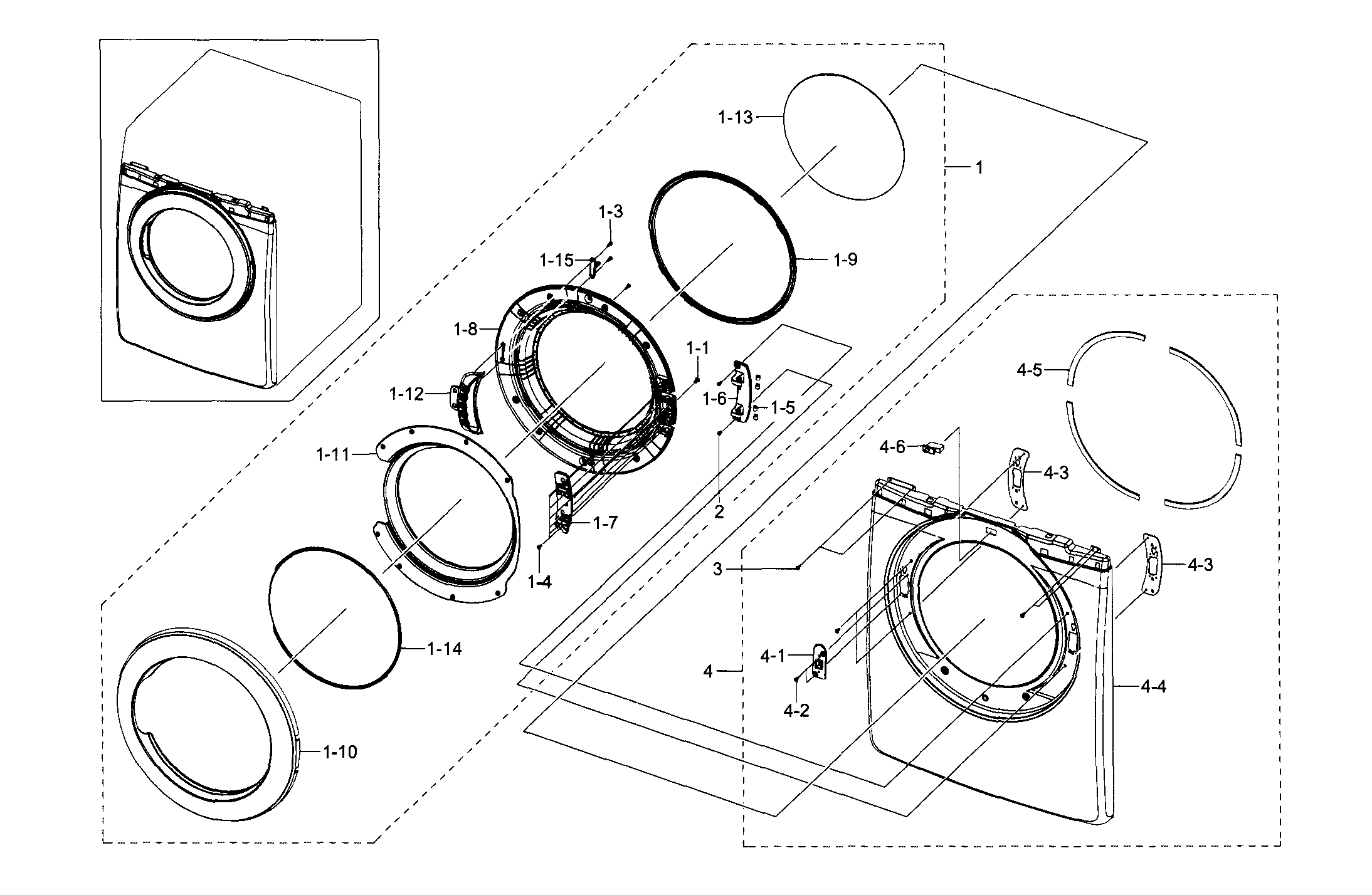 Samsung Model Dv36j4000gw A3 0000 Residential Dryer Genuine Parts Amana  Refrigerator Diagram Amana Ned5100tq1 Wiring Diagram Model