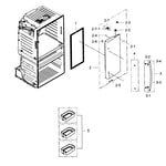 Samsung RF25HMEDBSR/AA-03 bottom-mount refrigerator parts | Sears