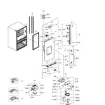 Samsung RF24FSEDBSR/AA-09 bottom-mount refrigerator parts | Sears ...