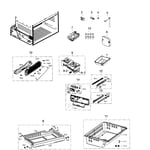 Samsung RF260BEAESR/AA-02 bottom-mount refrigerator parts | Sears